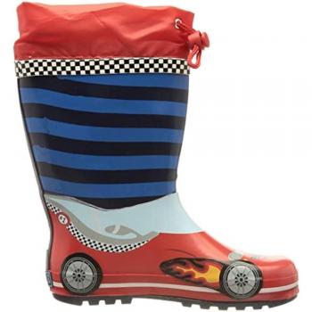 Children's Playshoes Race Car Rubber Rain Boots