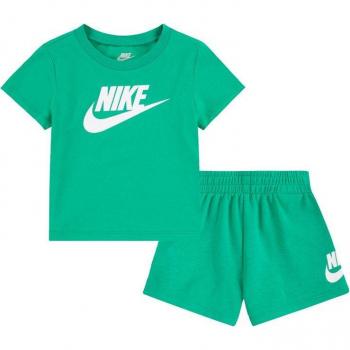 Conjunto Nike Club & Short Set Infantil Verde - Chándales Unisex - Color Verde - Talla: 116-122 CM