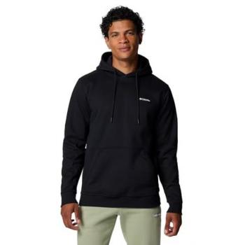 Sudadera con Capucha Columbia Meridian Creek para Hombre - Negro/Blanco, Casual, Algodón, Manga Larga