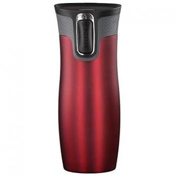 Contigo Thermo Oeste Tubo - mate rojo, 470 ml