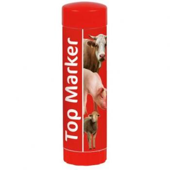 Rotulador Marcador para Ganado Kerbl Top Marker Rojo 60 ml con Barra Giratoria