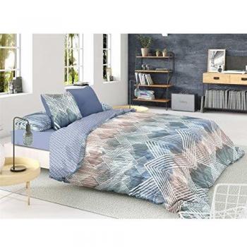 Pierre Cardin Funda nórdica Scott-Cama 150 cm-Color Azul