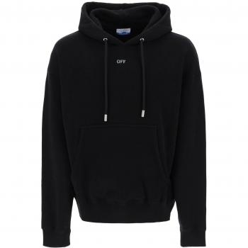 Off-White Skate Hoodie with Off Logo - Color: Black, Size: L, Gender: Male
