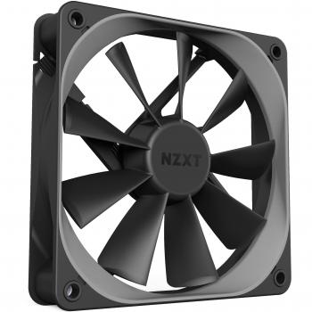 NZXT AER F Series 120mm Ventilador de Ordenador Silencioso, Negro (RF-AF120-B1)