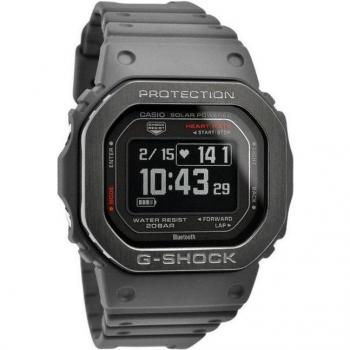 Casio G-Shock G-Squad Men's Digital Watch with Smartphone Link, Bluetooth, Bio-Based Resin, Solar Power, 200M Water Resistance - Grey