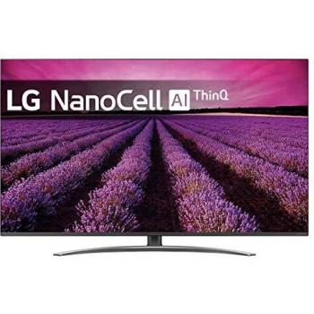 Televisor LG 49SM8200PLA LED 49 4K UHD IPS, HDR 10 PRO/HLG, DVB-T2/C/S2, Smart TV con Inteligencia Artificial, 2300Hz PMI, Conectividad HDMI y USB, Audio de 20W