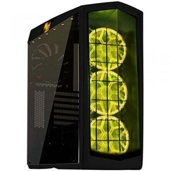Silverstone SST-PM01B-RGB - Carcasa de Ordenador para Juego Primera Midi Torre ATX, Rendimiento silencioso con Alto Flujo de Aire, con Ventana, LED RGB, Negro