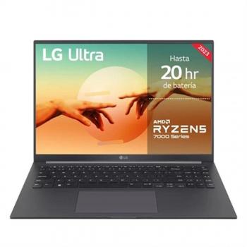Laptop LG 16U70R-G.AA59B, 16 WUXGA, AMD Ryzen 5-7530U, 16 GB RAM, 1 TB SSD, Radeon Onboard Graphics, Windows 11 Home (64