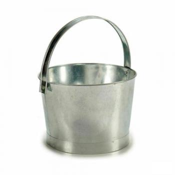 Maceta Cubo Plateado de Zinc 25 x 30 x 26,5 cm (12 Unidades)