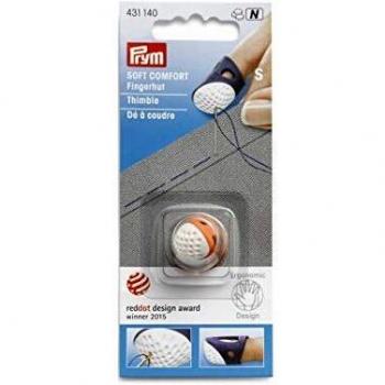Prym ergonómico dedal, pequeño, 14 x 5.7 x 1.7 cm, colores aleatorios