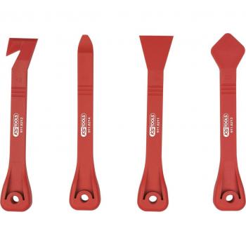 Juego de cuñas y raspadores de vidrio KS Tools, 4 piezas, modelo 911.8210