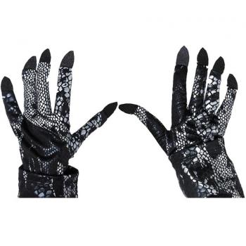 Guantes de Reptil escamas oscuros adulto