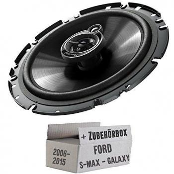Ford S-Max / Galaxy Front oder Heck - Pioneer TS-G1733i - 16cm 3-Wege Koaxe Lautsprecher - Einbauset