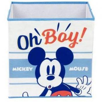Caja de almacenaje plegable tela Mickey Boy