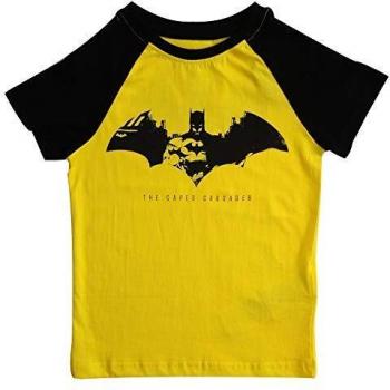 Warner Batman - Camiseta para niños con capa cruzada