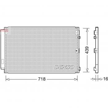 Condensador de aire acondicionado DENSO DCN51011 y DENSO DCN06009