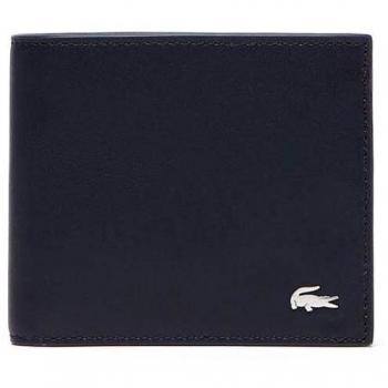 Lacoste Billetera Fitzgerald Colorblock Azul U Marino