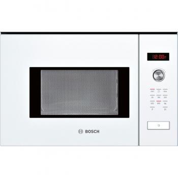 Bosch HMT75M624 - Microondas, 1270 W, 220-230 V, reloj electrónico programable, color blanco