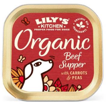 Lily's Kitchen Organic Beef Supper Wet Dog Food Trays