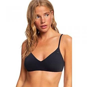 Roxy Beach Classics - Top de Bikini atlético - Mujer - XS - Negro