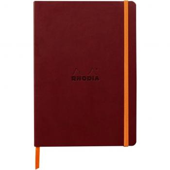 Cuaderno Rhodia 117370C - A5 - Rhodiarama - Líneas horizontales - Burdeos