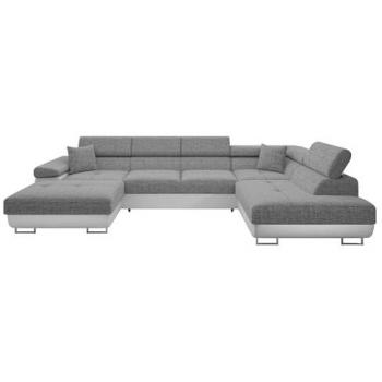 Sofá Rinconero Comfivo con Función de Descanso y Caja de Ropa de Cama, 346x203x70cm
