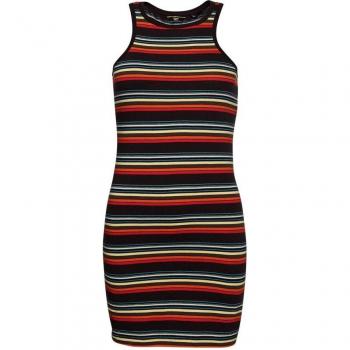 Vintage Stripe Sleeveless Racerback Dress for Women - Superdry