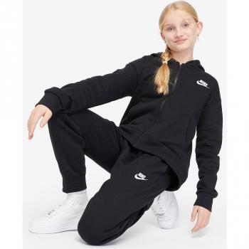 Nike Sportswear Club Fleece Pantalón De Entrenamiento Chicas - Negro, Blanco
