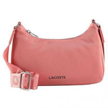 Lacoste Active Nylon Hobo Shoulder Bag - One Size - Pink and Gold for Women