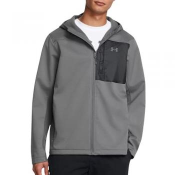 Chaqueta Softshell Storm Coldgear Infrared Shield 2.0 para hombre de Under Armour, gris, L, casual, deportivo, running, multideporte, poliéster
