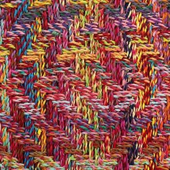 vidaXL Juego de mesas de centro con detalles chindi 2 uds multicolor