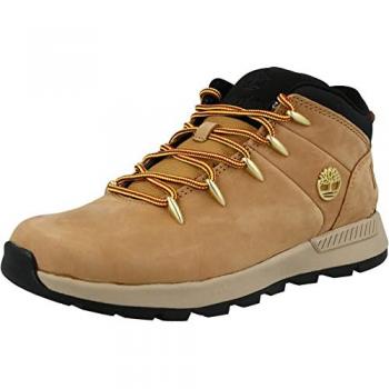 Botín mujer Timberland Sprint Trekker mostaza - Botas de senderismo, color mostaza, diseño robusto, suela antideslizante, material impermeable, plantilla acolchada para mayor comodidad