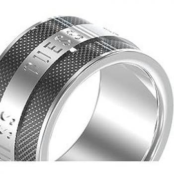 Anillo de Hombre Guess Legacy de Acero Plateado Talla Europea 64