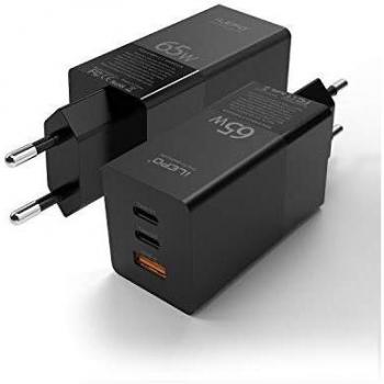 Cargador de corriente iLEPO 65W USB-C, cargador PD para iPhone 12, MacBook Pro, otras computadoras portátiles USB tipo C, etc.