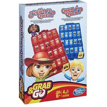 Hasbro Gaming Gaming travel Quien es quien Juego de viaje, Versión español, multicolor