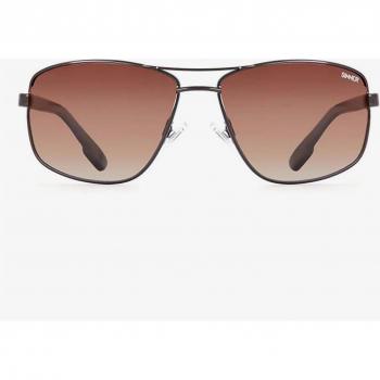 Sinner Brandon X SISU-847 Asian Fit 40-P30 62 Lentes de Sol Para Hombre Negros con lentes polarizados