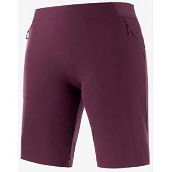SALOMON Wayfarer Pull On Short Pantalón Corto, Mujer, Winetasting, 42