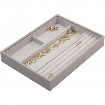 Stackers - Joyero para anillos y pulseras, color gris