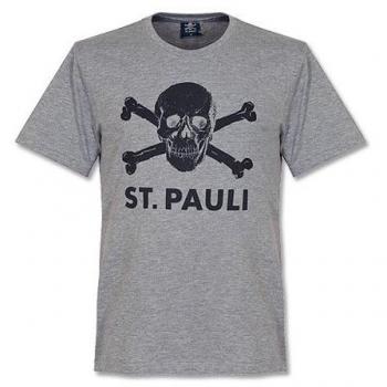 St. Pauli T-Shirt Skull grey, XXL