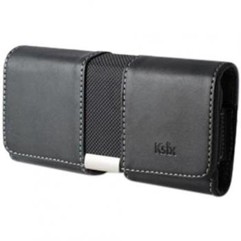 KSIX smart your tech Funda Universal para Smartphone, Semirrígida, Negro