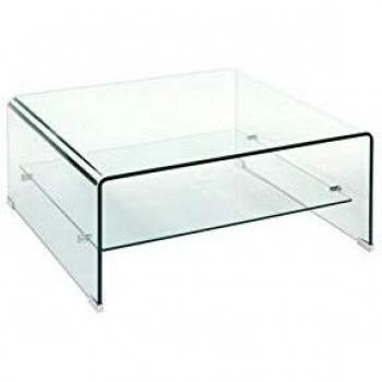 LMM Mesa Centro Cristal Cuadrada