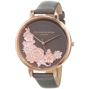 Olivia Burton Women's Analog Quartz Watch with Leather Strap OB16FS99 (38 mm)