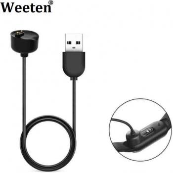 Cable de carga magnético USB de 50CM/100CM para Xiaomi Mi Band 7/7 Pro/5/6 y Redmi Watch 2/Watch 2 Lite - Negro