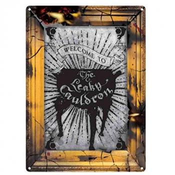 HMB EV-20207 Chapa Metalica Harry Potter The Leaky Cauldron, 0, Color, 1