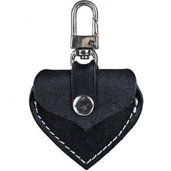 Trixie Etiqueta de identificación de corazón, 5,5 x 5 cm, Color Negro