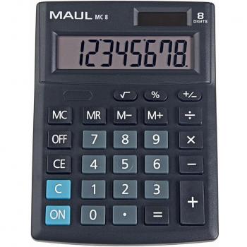 MAUL - MC 8 calculadora Bolsillo Pantalla de calculadora Negro