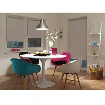 Deco Company - Estor térmico con Reverso térmico para Sujetar, máxima reflexión de luz, Ahorro de energía, Opaco, Todas Las Piezas de Montaje Incluidas, Blanco, 80 x 150 cm