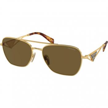 Prada PR A50S 5AK01T Women's Sunglasses Gold Size 59
