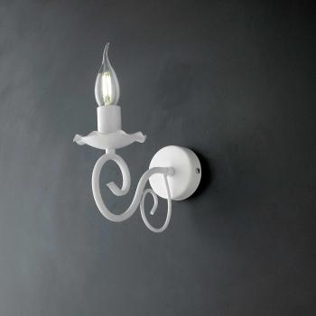 Aplique de Pared Provenzal Alma 1 Luz Hierro Forjado Negro y Cobre 40W