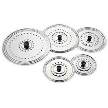 Tapa de Cocina Anti-Salpicaduras Ilsa, Acero Inoxidable, 22 cm